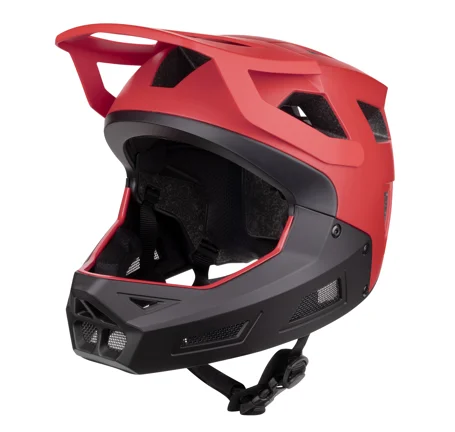 helmet FORCE DROP downhill, red-black