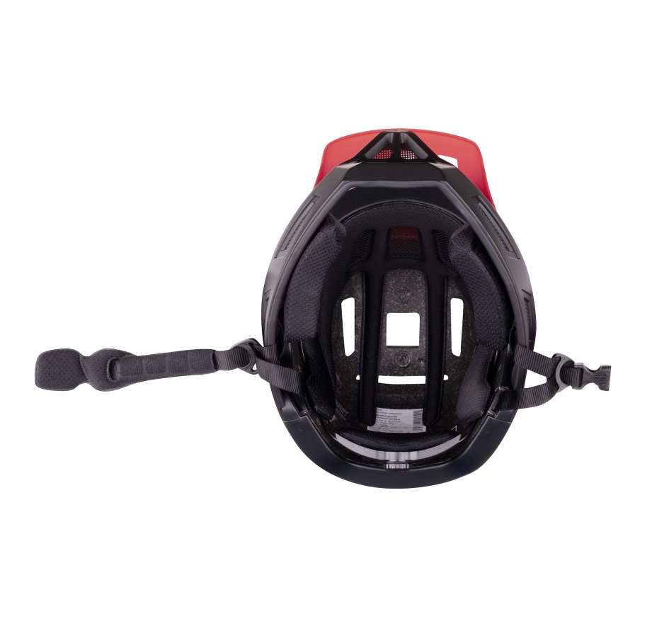 helmet FORCE DROP downhill, red-black