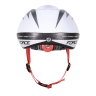 helmet FORCE FUN STRIPES child, white-grey-red  