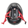 helmet FORCE FUN STRIPES child, white-grey-red  