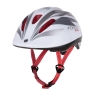helmet FORCE FUN STRIPES child, white-grey-red  