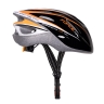 helmet FORCE HAL, black-orange-white