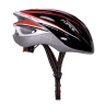 helmet FORCE HAL, black-red-white 