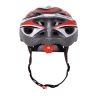 helmet FORCE HAL, black-red-white 