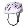 helmet FORCE HAL, white-pink 