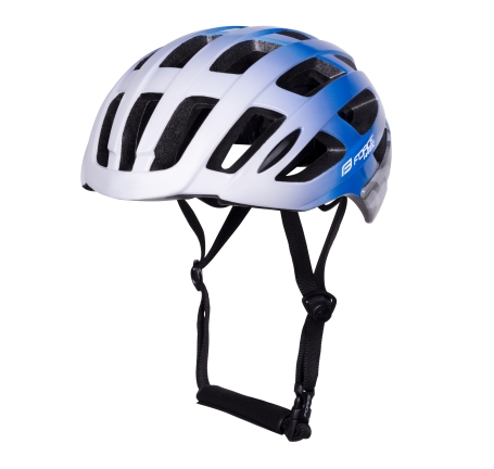 helmet FORCE HAWK, white-blue
