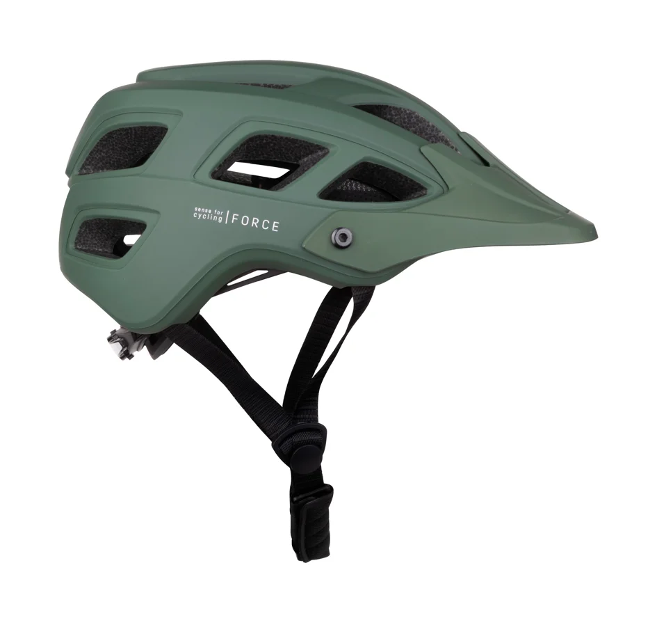 helmet FORCE IBEX MTB, green, matt