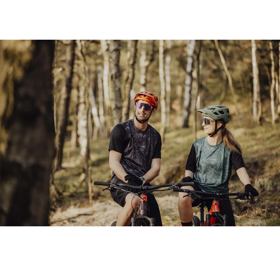 helmet FORCE IBEX MTB, green, matt