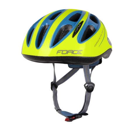 helmet FORCE LARK child, fluo-blue 