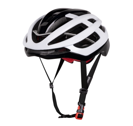 helmet FORCE LYNX, white-black