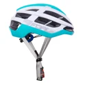 helmet FORCE LYNX, white-turquoise