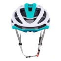 helmet FORCE LYNX, white-turquoise
