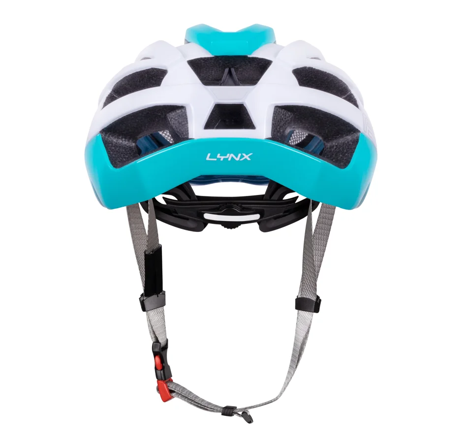helmet FORCE LYNX, white-turquoise