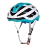 helmet FORCE LYNX, white-turquoise