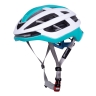 helmet FORCE LYNX, white-turquoise, S-M