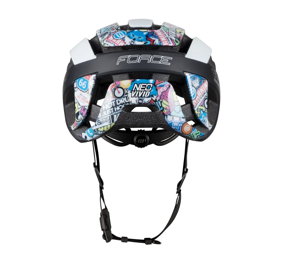 helmet FORCE NEO VIVID, white-black