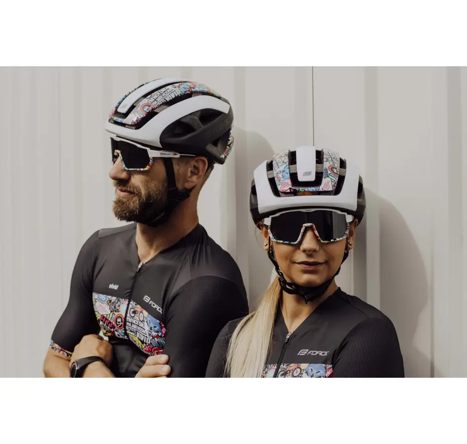 helmet FORCE NEO VIVID, white-black