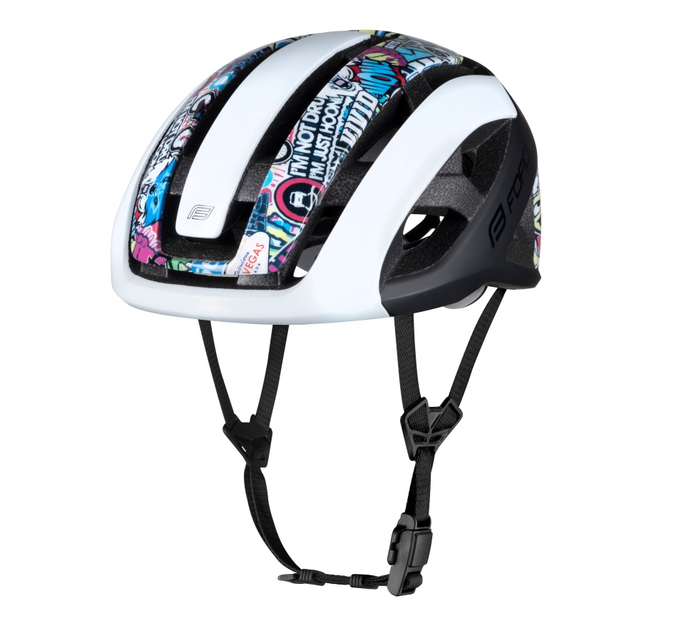 helmet FORCE NEO VIVID, white-black