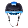 helmet FORCE ORCA, black matt-blue