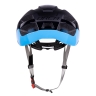 helmet FORCE ORCA, black matt-blue