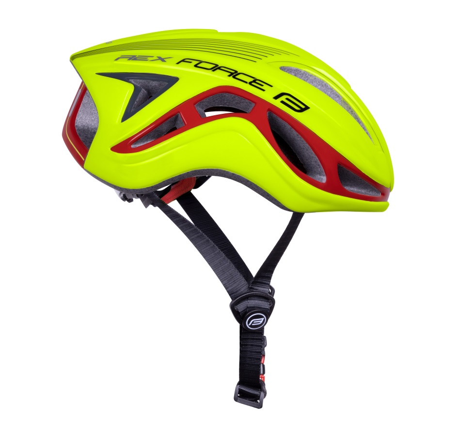 helmet FORCE REX, fluo-red