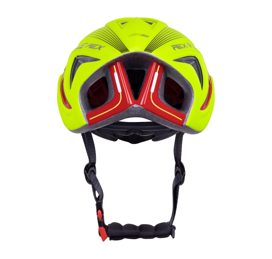 helmet FORCE REX, fluo-red