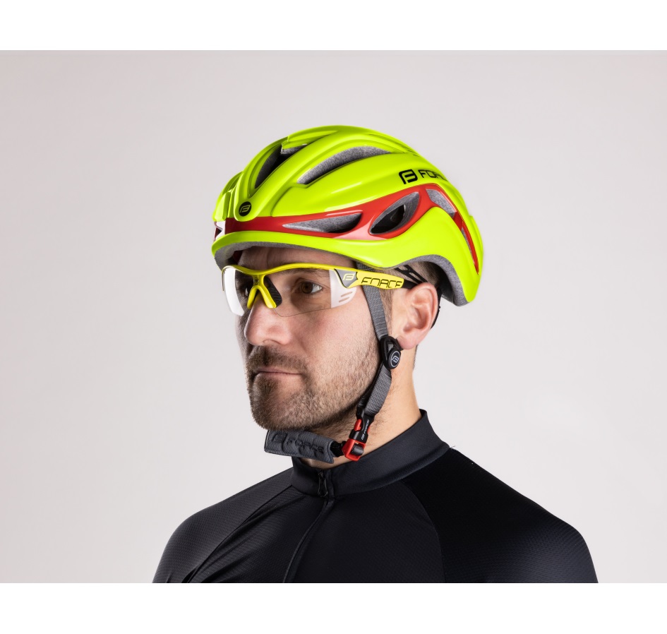 helmet FORCE REX, fluo-red