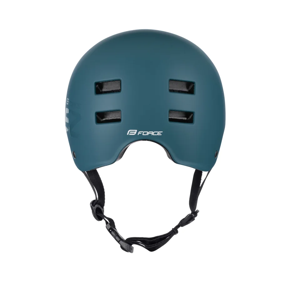 helmet FORCE RIDEZ BMX, teal matt