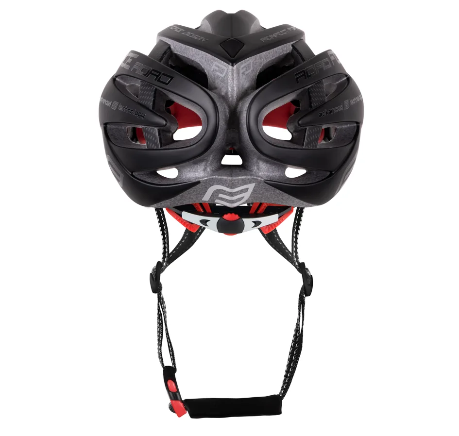 helmet FORCE ROAD, black matt/glossy 