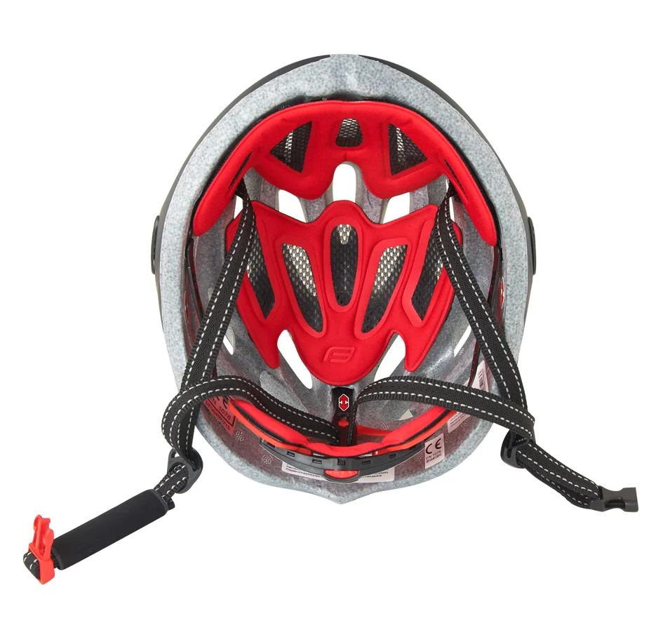 helmet FORCE ROAD, black matt/glossy 