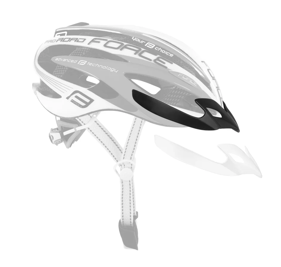 helmet FORCE ROAD, black matt/glossy 