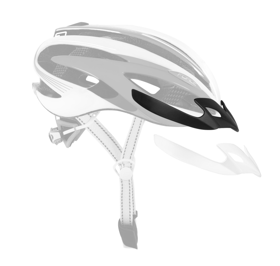 helmet FORCE ROAD, black-red-white