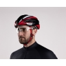 helmet FORCE ROAD, black-red-white