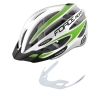 helmet FORCE ROAD, white-green