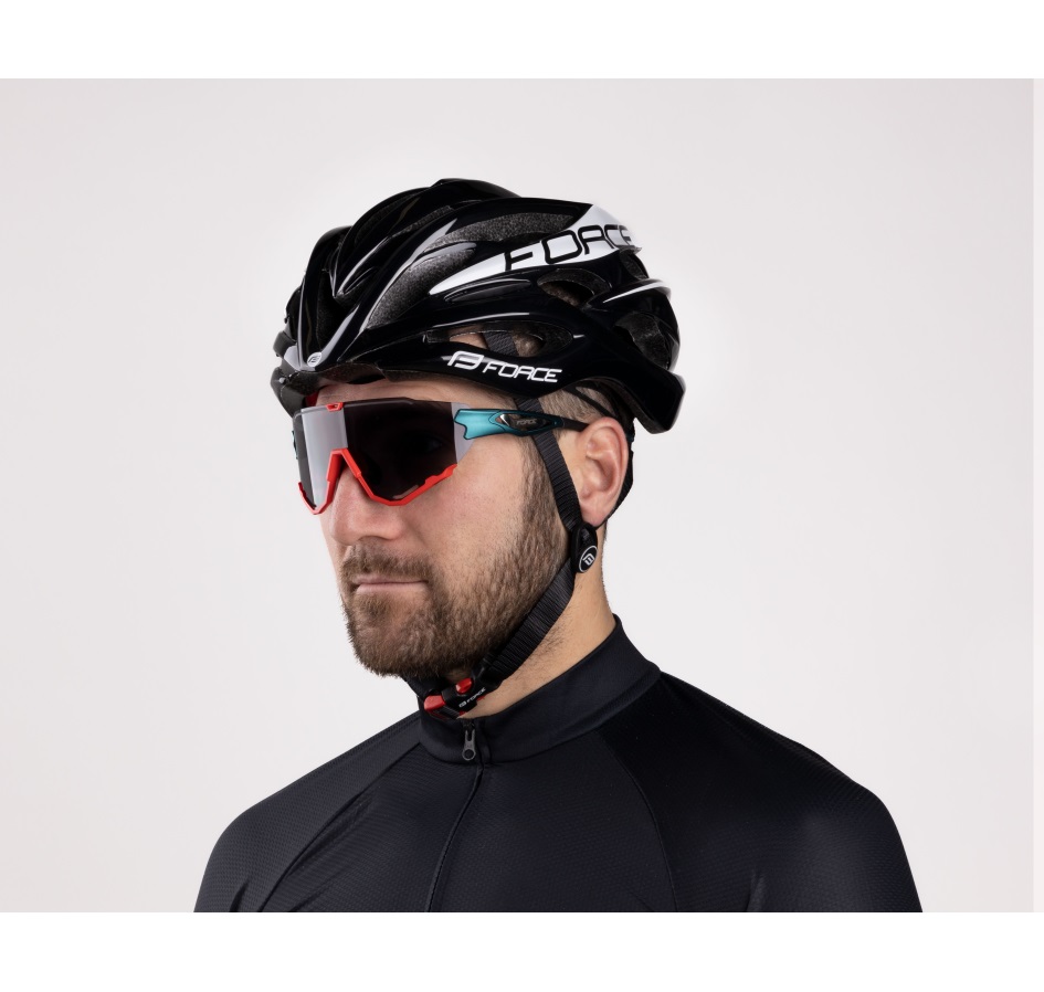 helmet FORCE SAURUS, black