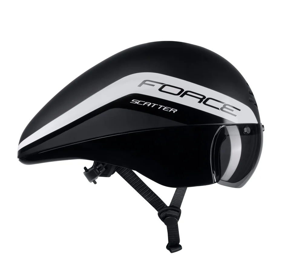 helmet FORCE SCATTER timetrial, black UNI