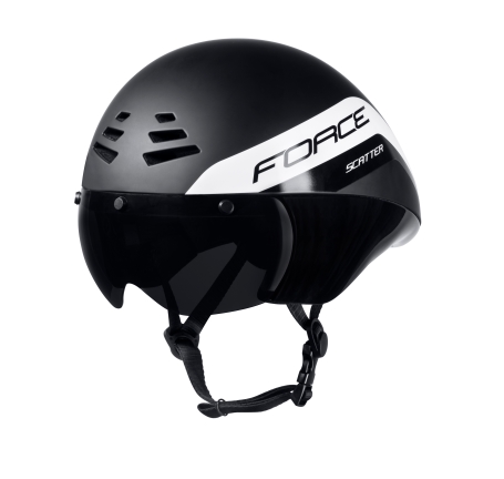 helmet FORCE SCATTER timetrial, black UNI