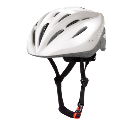 helmet FORCE TERY, white-grey 