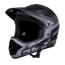 helmet FORCE TIGER downhill, black matt