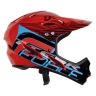 helmet FORCE TIGER downhill, red-blk-blue