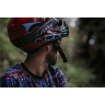 helmet FORCE TIGER downhill, red-blk-blue