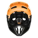 helmet FORCE VENOM downhill, orange-black