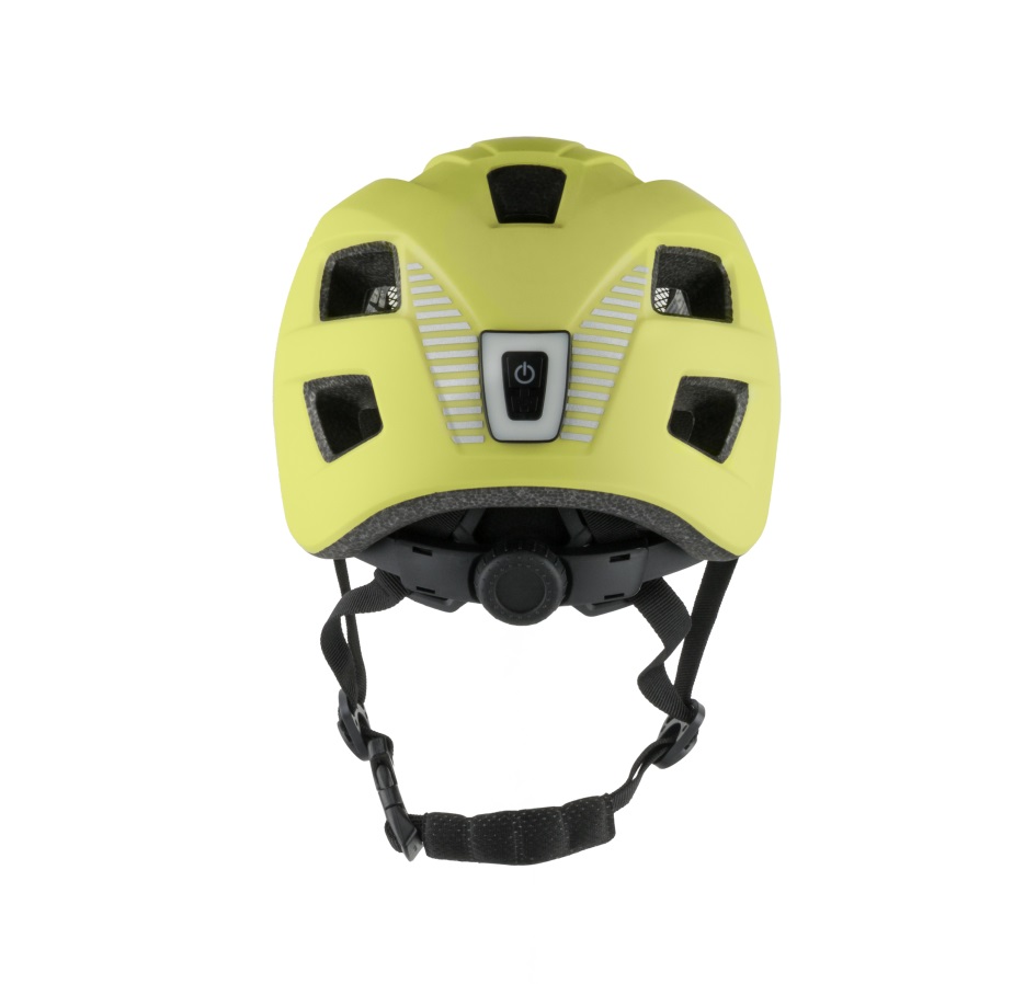 helmet FORCE ZEBU with light, lime
