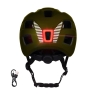 helmet FORCE ZEBU with light, lime