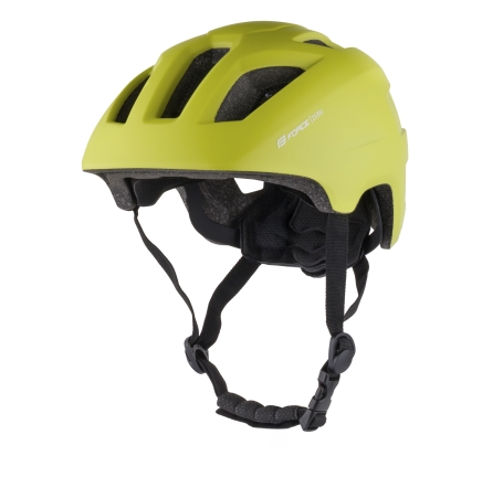 helmet FORCE ZEBU with light, lime