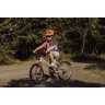helmet FORCE ZEBU with light, orange