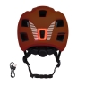 helmet FORCE ZEBU with light, orange
