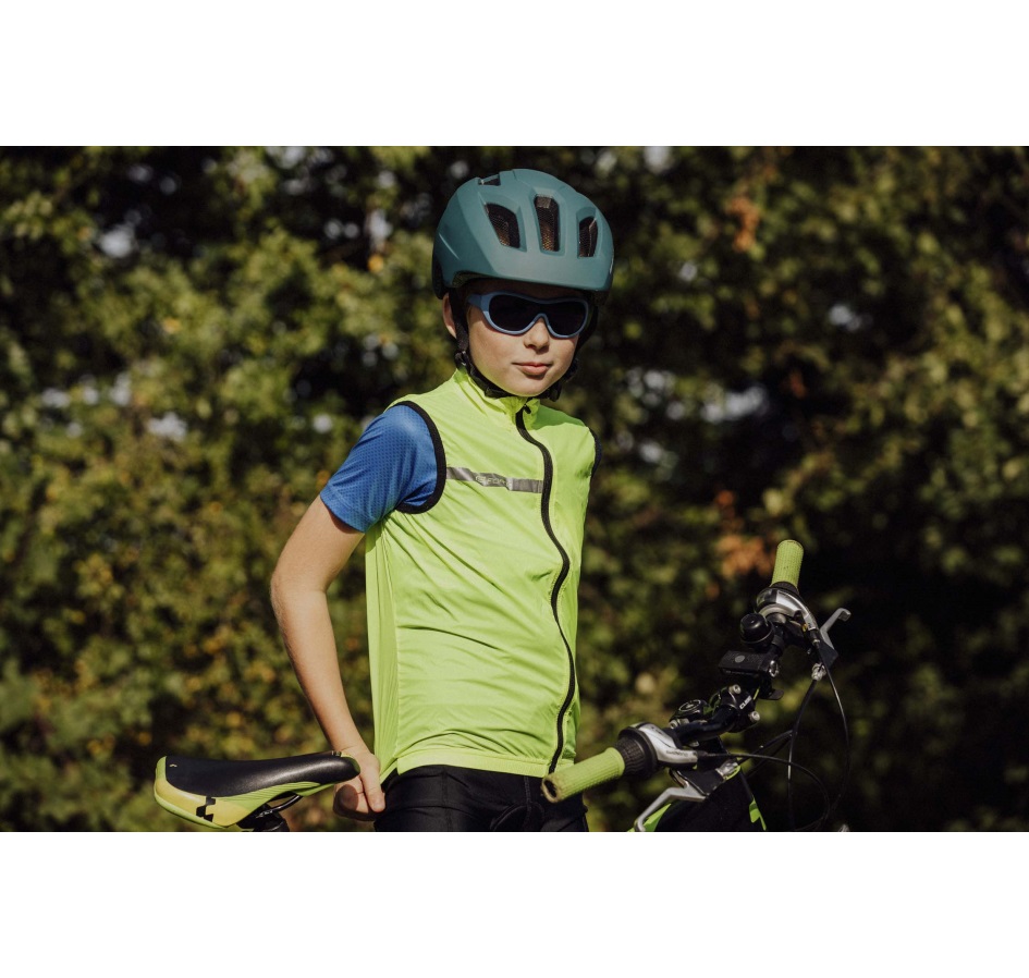 helmet FORCE ZEBU with light, teal