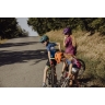 helmet FORCE ZEBU with light, teal