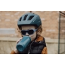 helmet FORCE ZEBU with light, teal